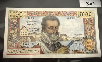un ancien billet de banque sur lequel figure le portrait d'un homme
