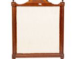 an image of a wooden frame with a white canvas on it