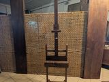 a chair that is sitting in the middle of a room