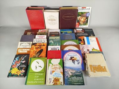 un grand nombre de livres posés sur une table