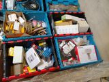 many boxes of assorted items sitting on the floor
