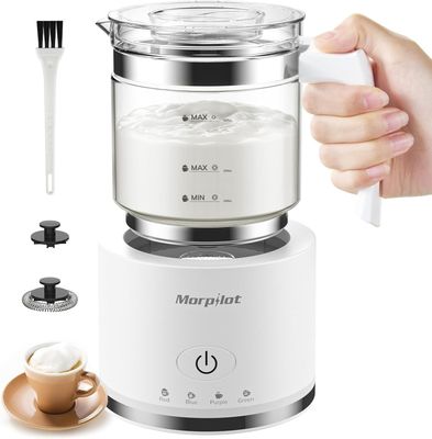 2.183 Morpilot Mousseur à Lait Électrique 4 en 1, 500ml 600W…