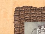 a picture of a woman in a costume on the wall