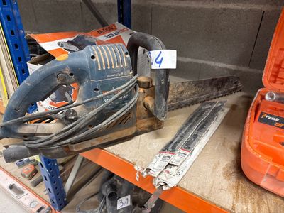 1 scie à brique filaire avec des lames de rechange