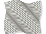 une image représentant un motif ondulé en noir et blanc sur fond blanc