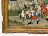 a picture of a painting on the wall of a room