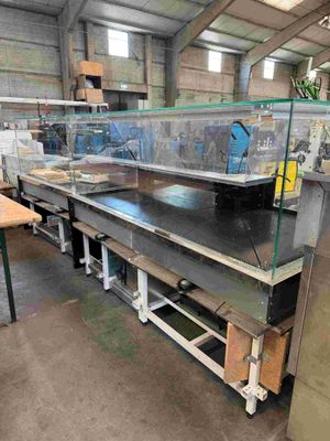 an image of a fish tank in a factory