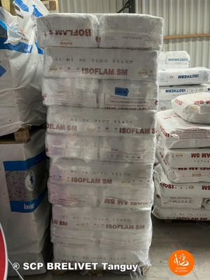 many bags of cement stacked on top of each other