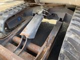 a close up view of a tractor ' s front end