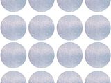 a close up of a white background with blue dots on it