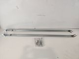 pair of stainless steel door handles for the front door of a car