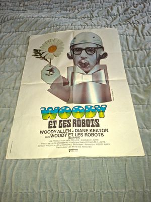 Woody et les robots. Affiche 60 x 80 cm