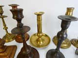 a lot of different types of candles on the table