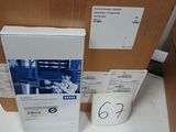 a box with a picture of a man on it and a box with a picture of a man on it and a box with a picture of a man