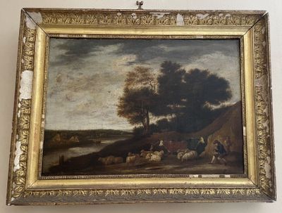 une photo d'un tableau accroché au mur