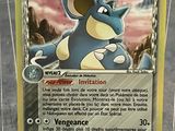 une photo d'une carte Pokémon dans un étui en plastique