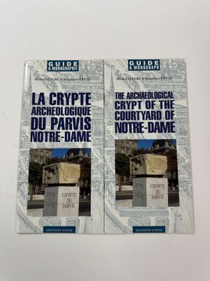 two copies of the book la crypte de l ' archoloque du parvise notre - dame