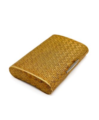 an image of a gold purse on a white background