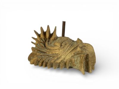 ANONYME, XXe siècle, vers 1970 Sculpture en lave émaillée de…