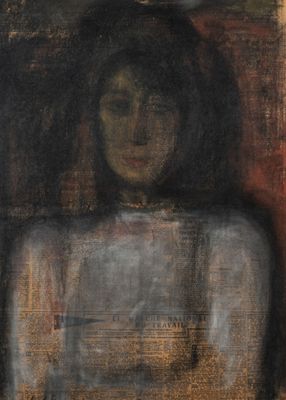 une image d'un tableau représentant une femme assise sur une chaise