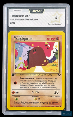 une image d'une carte Pokémon sur laquelle figure un chien