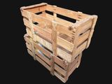 a wooden crate that is sitting on top of a table