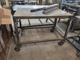 an image of a workbench in a workshop