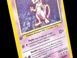 une carte Pokémon sur laquelle figure l'image d'un chat