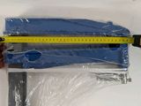 a person holding a measuring tool in a plastic bag