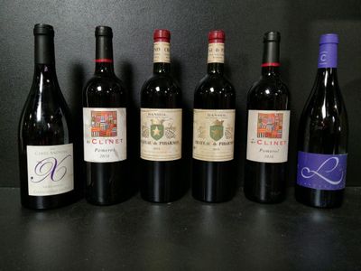 Lot de 6 bouteilles de vin rouge : 2 Château de Pibarnon Ban… - Photo 1
