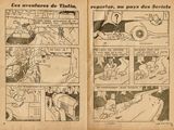 une vieille bande dessinée représentant un homme au volant d'une voiture sur la route