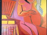 une image représentant un tableau où l'on voit une femme assise devant une fenêtre