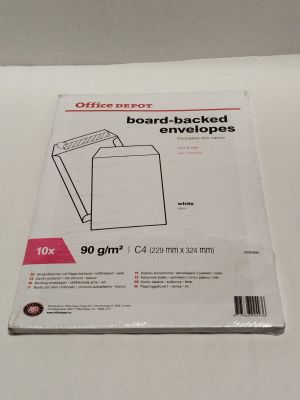 a picture of a box of office depot paper on a table