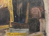 an image of a painting of a painting of a man in a hat