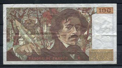le recto d'un billet de banque sur lequel figure l'image d'un homme tenant un couteau