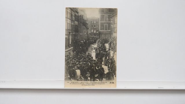 GFA : PM 1904. Aubusson. Quai Vaveix. Funérailles d’un soldat. (C...