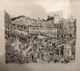 l'image d'une photo représentant un bâtiment dans un cadre