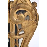 GLACE A LA PROVENÇALE LOUIS XV en bois doré et sculpté à déc… (photo 3)