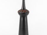 an image of a black vase on a white background