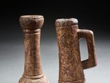 paire de salières et poivrières en bois