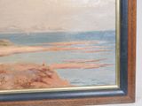 a picture of a painting on the wall of a room