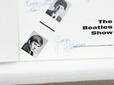 the beatles show signed autographed book with photos of the beatles