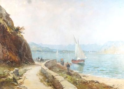 Marie Joseph Jean Antoine PHILIP (1852 - 1922), "La promenad…