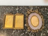 a picture of a picture frame and a picture frame on a table