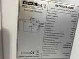 a picture of a refrigerator that has a label on it