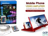 a picture of a cell phone and a video amplifier