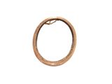 a ring with a hole in it on a white surface