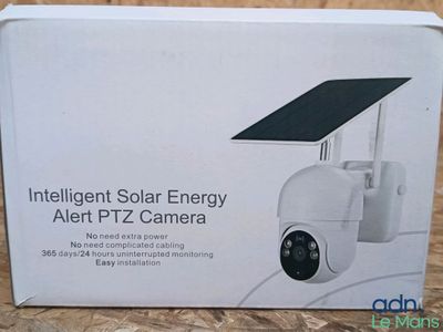 an image of a box with a solar energy camera inside of it