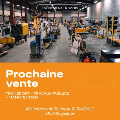 the cover of the book prochaine ventte transport travaux publics