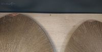 Lot de 2 tables basses, en métal doré et noir -Dimensions de… (photo 3)